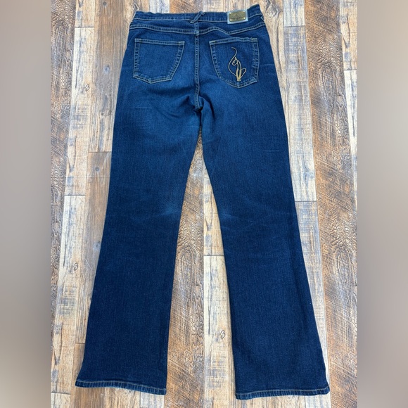 Baby Phat Denim - Baby Phat Women’s Vintage Denim Boot Cut Jeans, Embroidered Cat Logo, Size 14